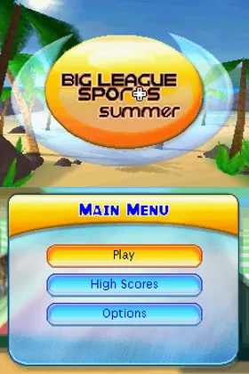 Big League Sports - Summer (USA) (En,Fr) screen shot title